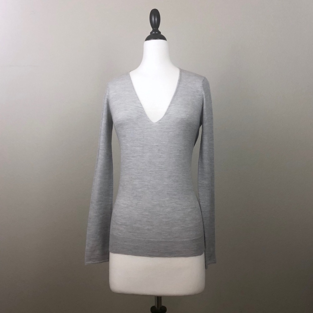 Todd & Duncan Fine Knit Gray Cashmere Sweater